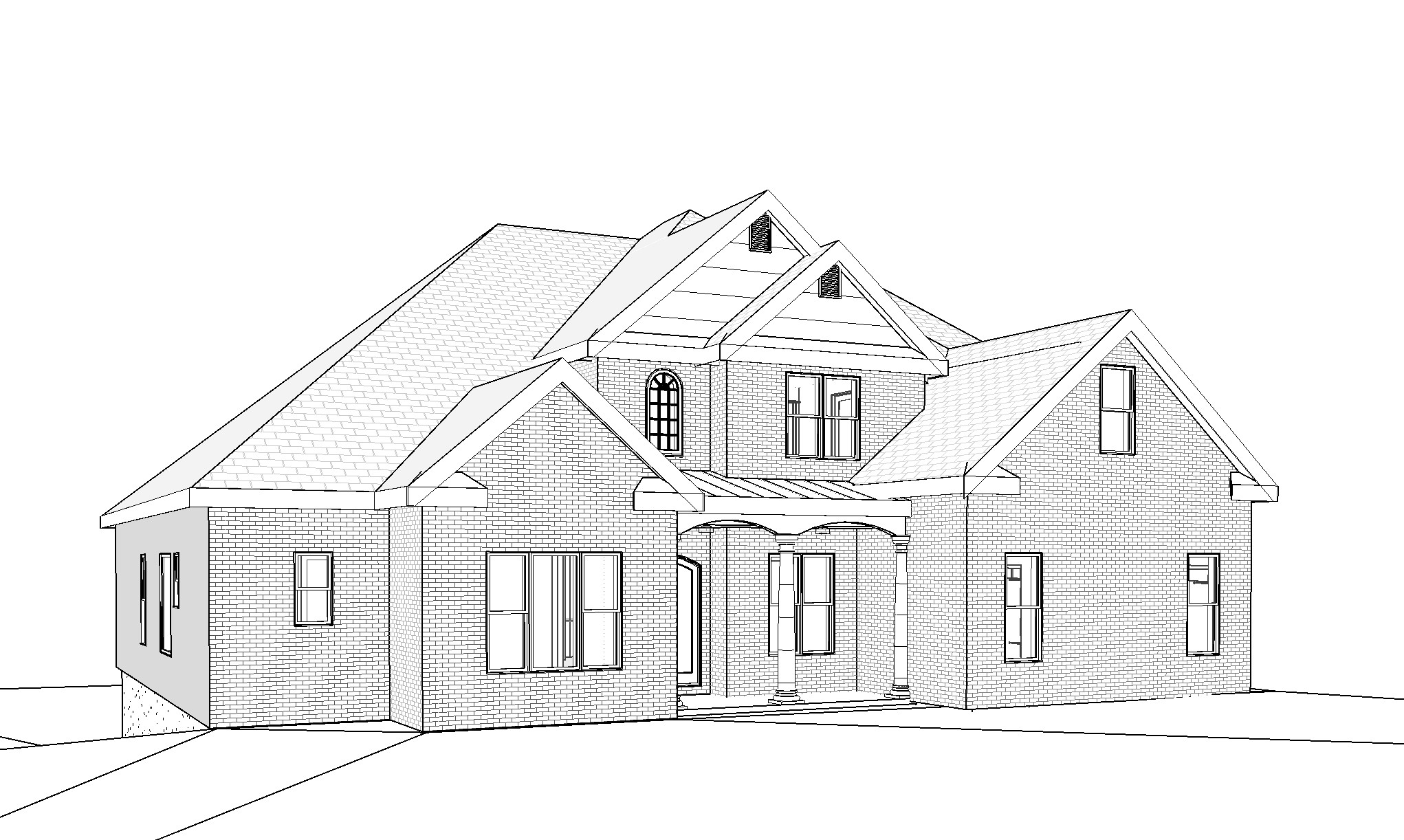 Macon Custom Home construction progress